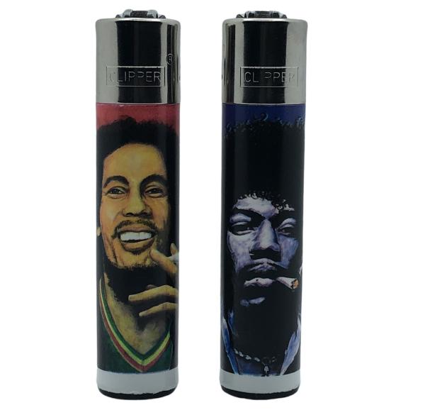 Hemp Legends Marley + Hendrix Clipper Feuerzeuge